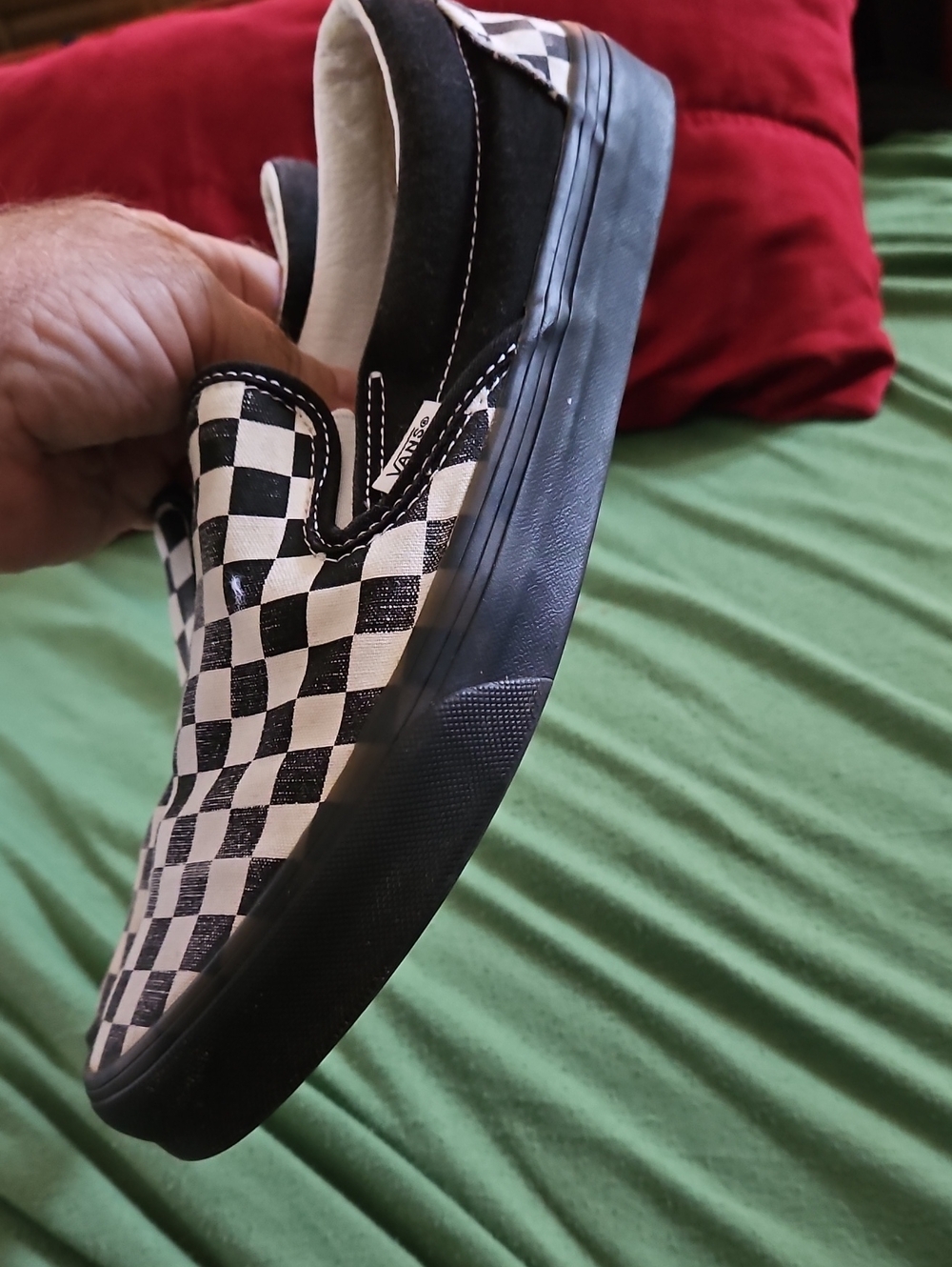 Vans Blk White Checks - Picture 2 of 7